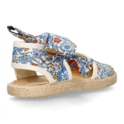 Alpargata niña en lona LIBERTY con lazo.
