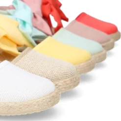 Alpargata niñas con lazo en LINO en colores de moda.