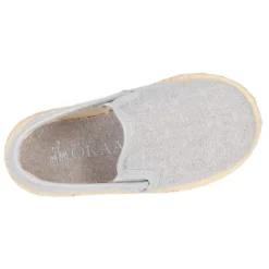Alpargata niño con elásticos tipo SLIP ON en lona lavada.