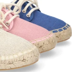 Alpargata niños tipo Blucher en lona LINO.