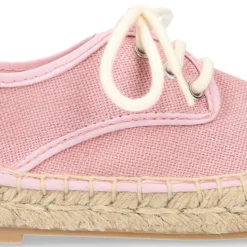 Alpargata niños tipo Blucher en lona LINO.