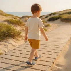 Alpargata niño tipo Bamba con elástico en lona ESQUELETOS.