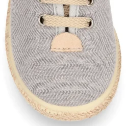 Alpargata niño tipo Blucher con cordones en LONA ESPIGA.