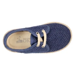 Alpargata niño tipo Blucher en lona CROCHET.