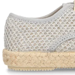 Alpargata niño tipo Blucher en lona CROCHET.