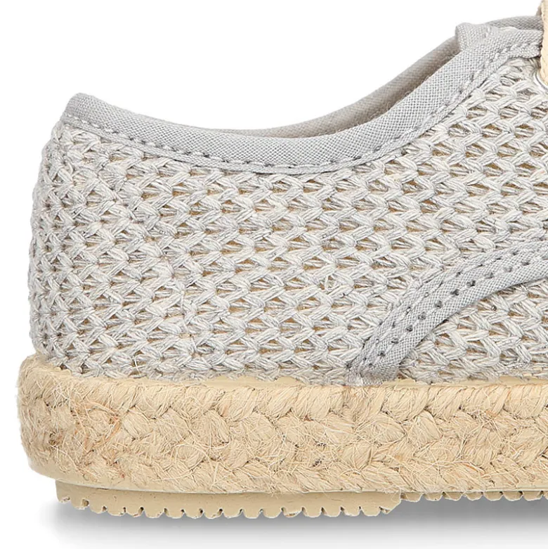 Alpargata niño tipo Blucher en lona CROCHET.