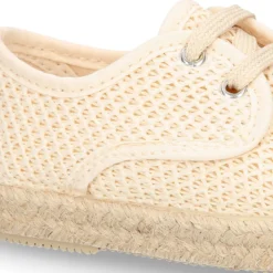 Alpargata niño tipo Blucher en lona CROCHET.