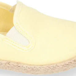 Alpargata niño tipo SLIP ON con elásticos en lona algodón.