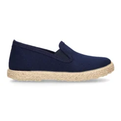 Alpargata niño tipo SLIP ON con elásticos en lona algodón.
