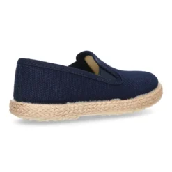 Alpargata niño tipo SLIP ON con elásticos en lona.