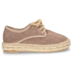 Alpargata tipo blucher en lona efecto LAVADO.