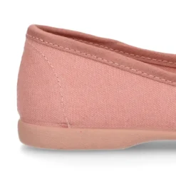 Bailarina básica con lazo ajustable en lona algodón NUEVOS COLORES de temporada.