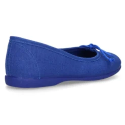 Bailarina básica con lazo ajustable en lona algodón NUEVOS COLORES de temporada.