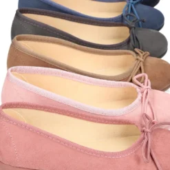 Bailarina clásica con lazo ajustable en Serratex.