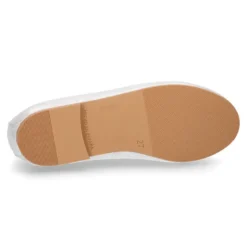 Bailarina clásica con lazo ajustable en piel ante suave METALIZADO.