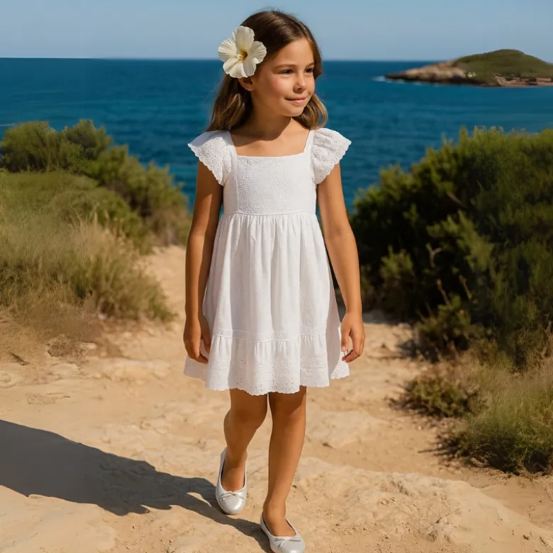 Bailarina clásica niña con lazo ajustable en piel ante laminado.