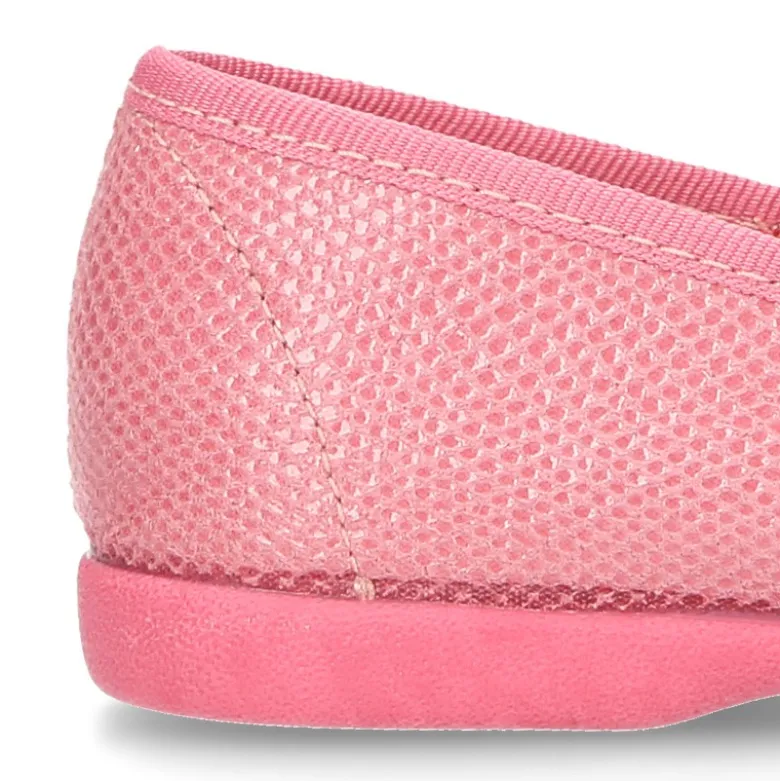 Bailarina en Serratex estampado con cintas cruzadas.