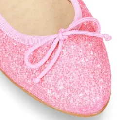 Bailarina Moda en punta con lazo ajustable en GLITTER.