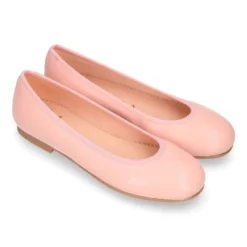 Bailarina niña con elástico en piel napa SUAVE.