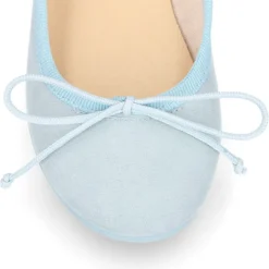 Bailarina niña con lazo ajustable en lona Serratex en colores PASTELES.