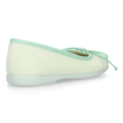 Bailarina niña con lazo ajustable en lona Serratex en colores PASTELES.