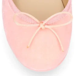 Bailarina niña con lazo en terciopelo de primavera verano.