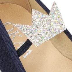 Bailarina niña en lona algodón para vestir con CORONA.