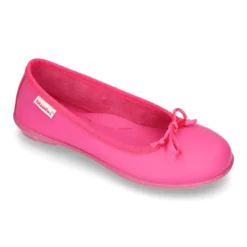Bailarina niña piel lavable con lazo ajustable.