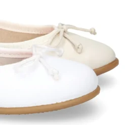 Bailarina Niña VERANO Piel Napa lavable con lazo ajustable.