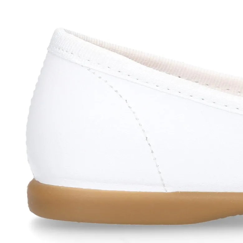 Bailarina Niña VERANO Piel Napa lavable con lazo ajustable.