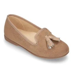 Bailarina tipo Slipper en Serratex con borlas.