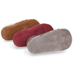 Blucher bebé combinado en piel charol con serraje.
