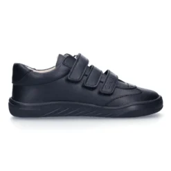 Blucher niño colegial respetuoso Okaa Flex en azul marino..
