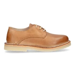 Blucher niño cordones en piel CUERO.