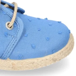 Blucher niño tipo Alpargata en lona algodón PLUMETI.