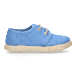 Blucher niño tipo Alpargata en lona algodón PLUMETI.