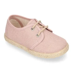 Blucher niño tipo Alpargata en LINO en colores de moda.