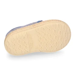 Blucher tipo Alpargata lona de espiga.