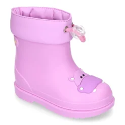 Bota de agua infantil Bimbi hipopótamos con cuello ajustable