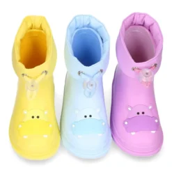 Bota de agua infantil Bimbi hipopótamos con cuello ajustable