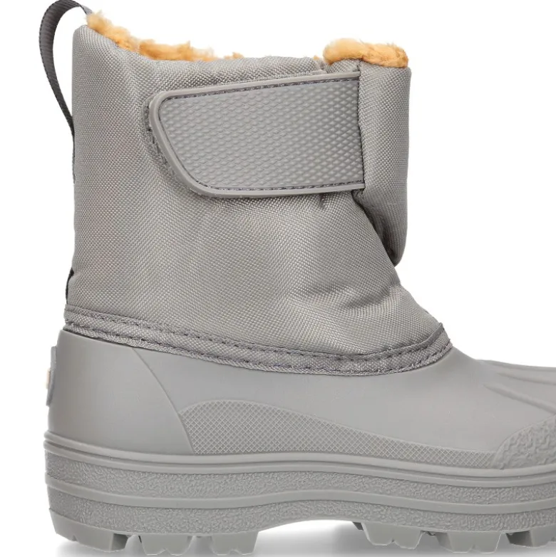 Bota de agua infantil para niños pequeños con borrego y diseño apreski