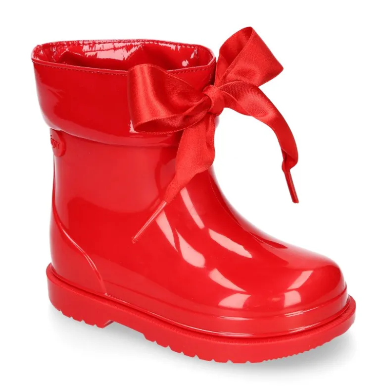 Bota de agua niña BIMBI LAZO con cuello ajustable.