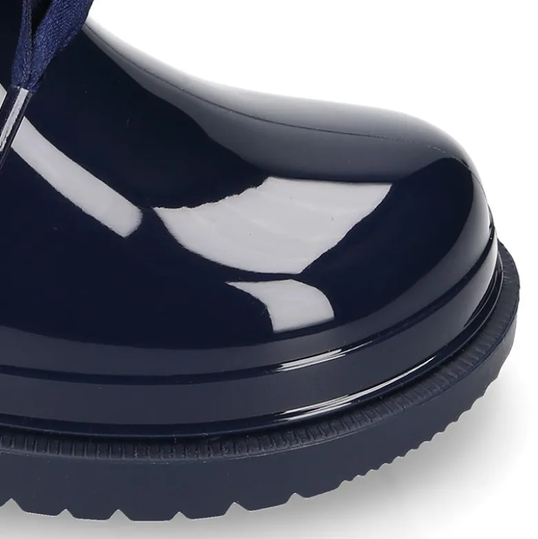 Bota de agua niña BIMBI LAZO con cuello ajustable.