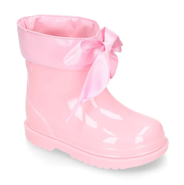 Bota de agua niña BIMBI LAZO con cuello ajustable.