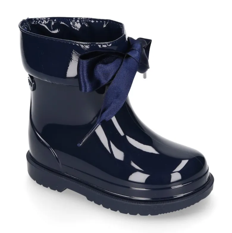 Bota de agua niña BIMBI LAZO con cuello ajustable.