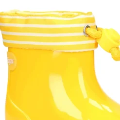 Bota de agua niños BIMBI NAVY con cuello a rayas.
