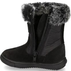 Bota niña LAZO BRILLOS en piel serraje con Nylon.
