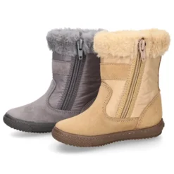 Bota niña UNICORNIO en piel serraje con Nylon.