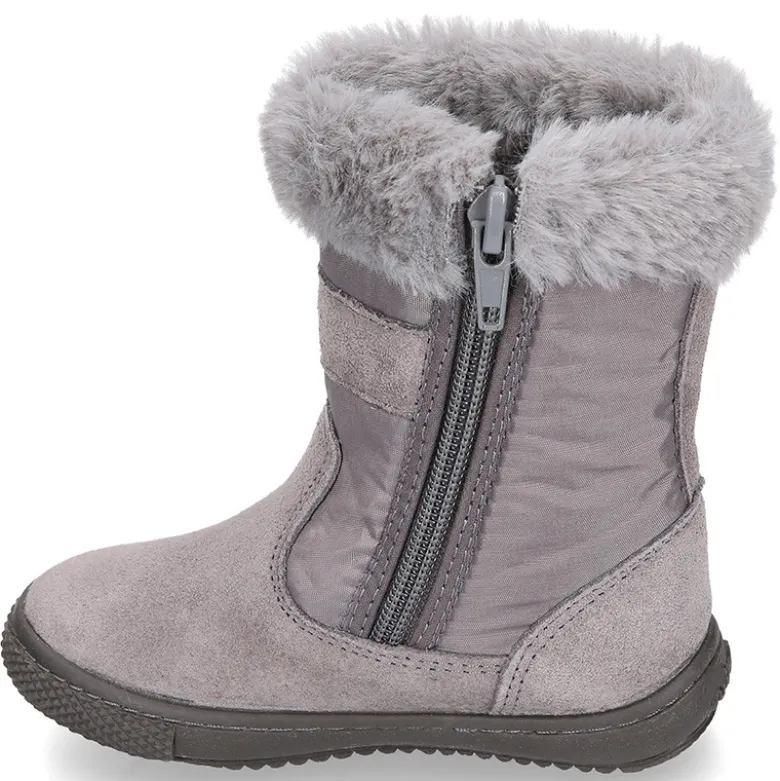 Bota niña UNICORNIO en piel serraje con Nylon.