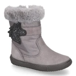 Bota niña UNICORNIO en piel serraje con Nylon.